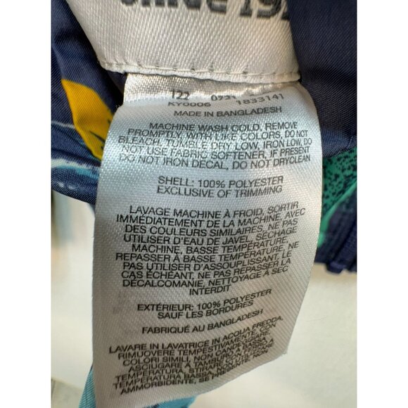 Columbia Youth Hooded Jacket Size L Multicolor Floral Reversible Full Zip - Picture 6 of 16